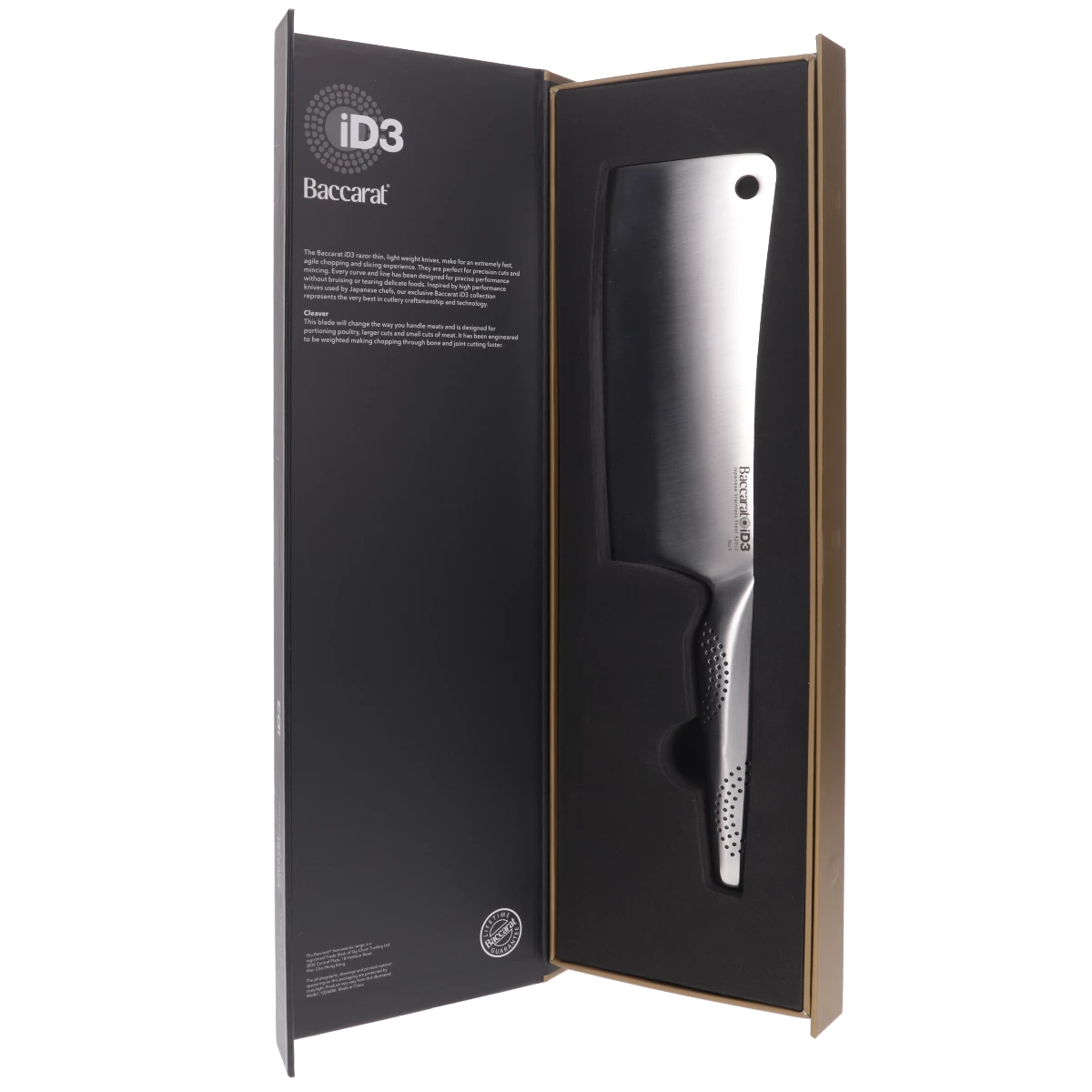 Baccarat ID3 17.5cm Cleaver Knife 10 Baccarat ID3 17.5cm Cleaver Knife - Image 8