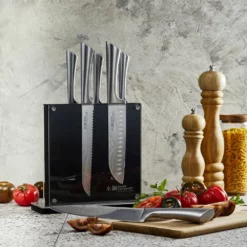 Baccarat Damashiro 7 Piece Kin Knife Block -Deals Baccarat Store 1026977bcdmkinknifeblock7pc 02