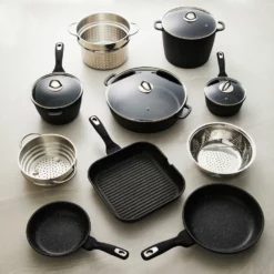 Baccarat Granite 10 Piece Cookware Set -Deals Baccarat Store 1027926 bc granite cookset 10pc 01