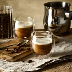 Baccarat Barista Cafe Double Wall Espresso Glass Set Of 2 -Deals Baccarat Store 1030339 bc barista cafe dw glass 90ml s2