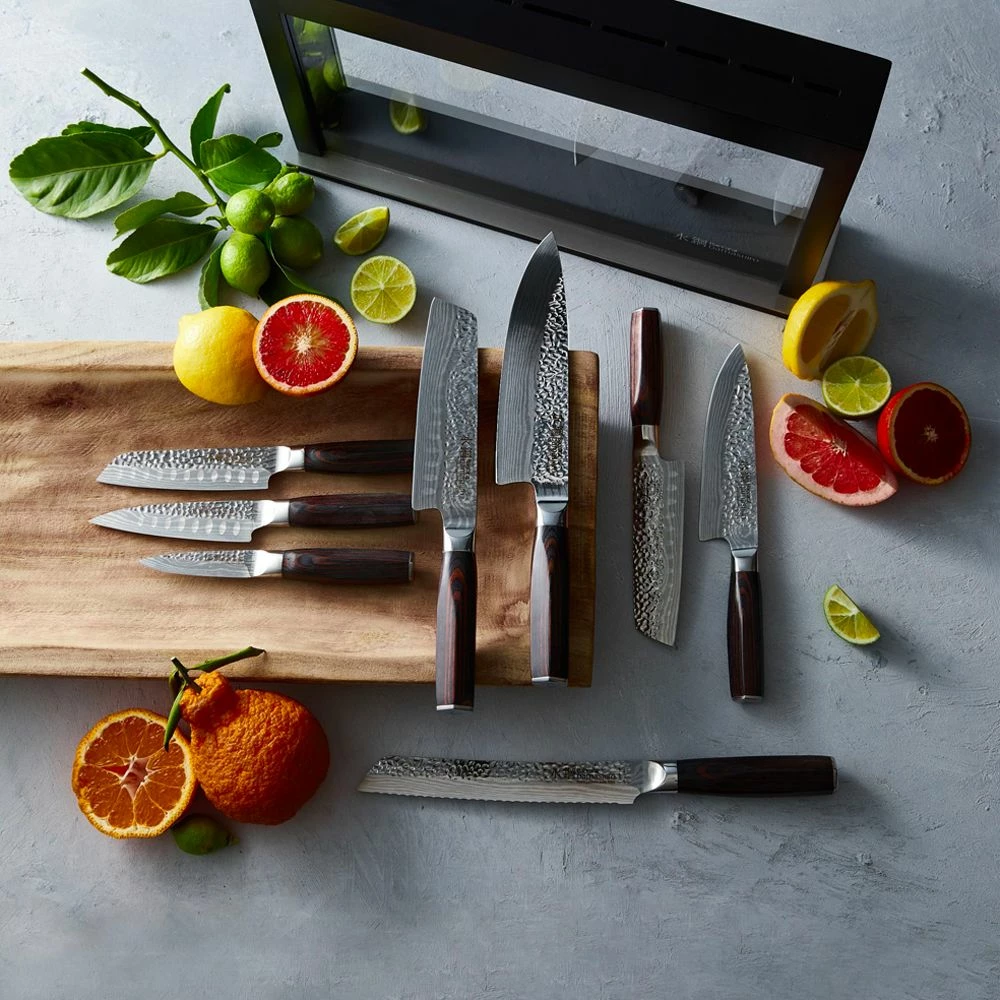 Baccarat Damashiro Emperor Hisa 9 Piece Knife Block 6 Baccarat Damashiro Emperor Hisa 9 Piece Knife Block - Image 4