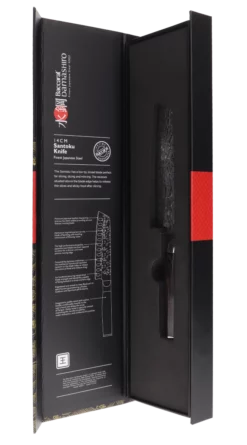 Baccarat Damashiro Emperor Santoku 14cm -Deals Baccarat Store 1030617 daem santoku14cm box png