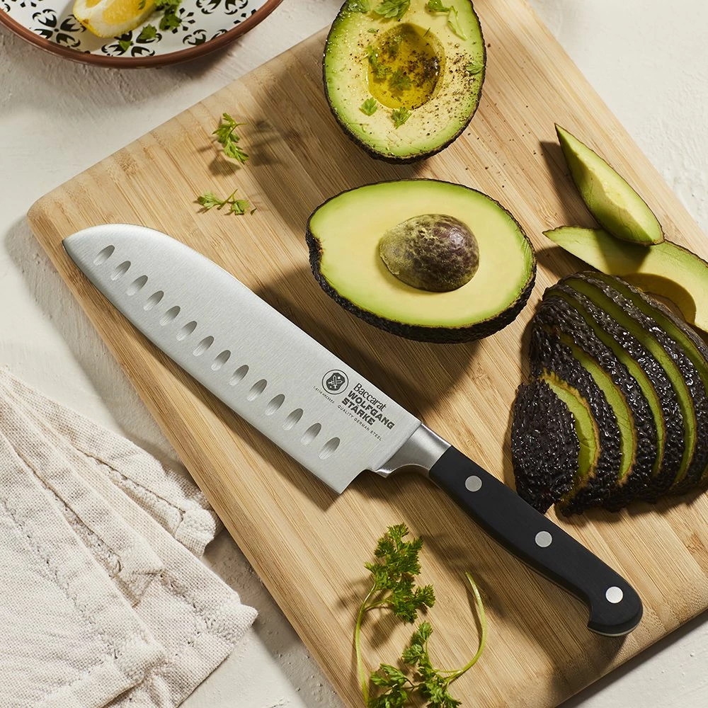 Baccarat Wolfgang Starke Stainless Steel Santoku Knife 18cm 4 Baccarat Wolfgang Starke Stainless Steel Santoku Knife 18cm - Image 2