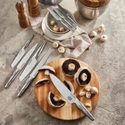 THE EGG By Baccarat ID3 9 Piece Stainless Steel Knife Block -Deals Baccarat Store 1032364 bcid3theuniveggknifebloc 06