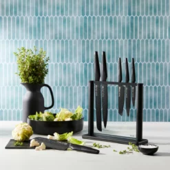 Baccarat ID3 Black Samurai Gozen Knife Block 7 Piece -Deals Baccarat Store 1032693 bc id3 black samurai gozen 7pc 01