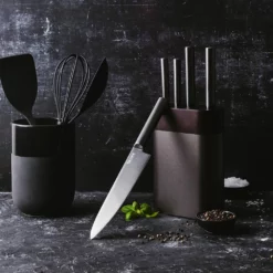 Baccarat Daisho Nara 6 Piece Japanese Steel Knife Block Graphite 10 Baccarat Daisho Nara 6 Piece Japanese Steel Knife Block Graphite -Deals Baccarat Store 1033636 bc daisho nara knife block 6pc graphite 01