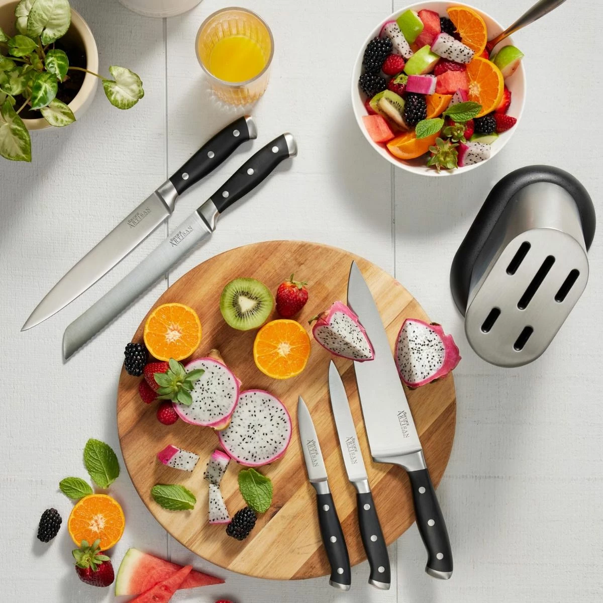 Baccarat Artisan Stahl 6 Piece Knife Block 6 Baccarat Artisan Stahl 6 Piece Knife Block - Image 4