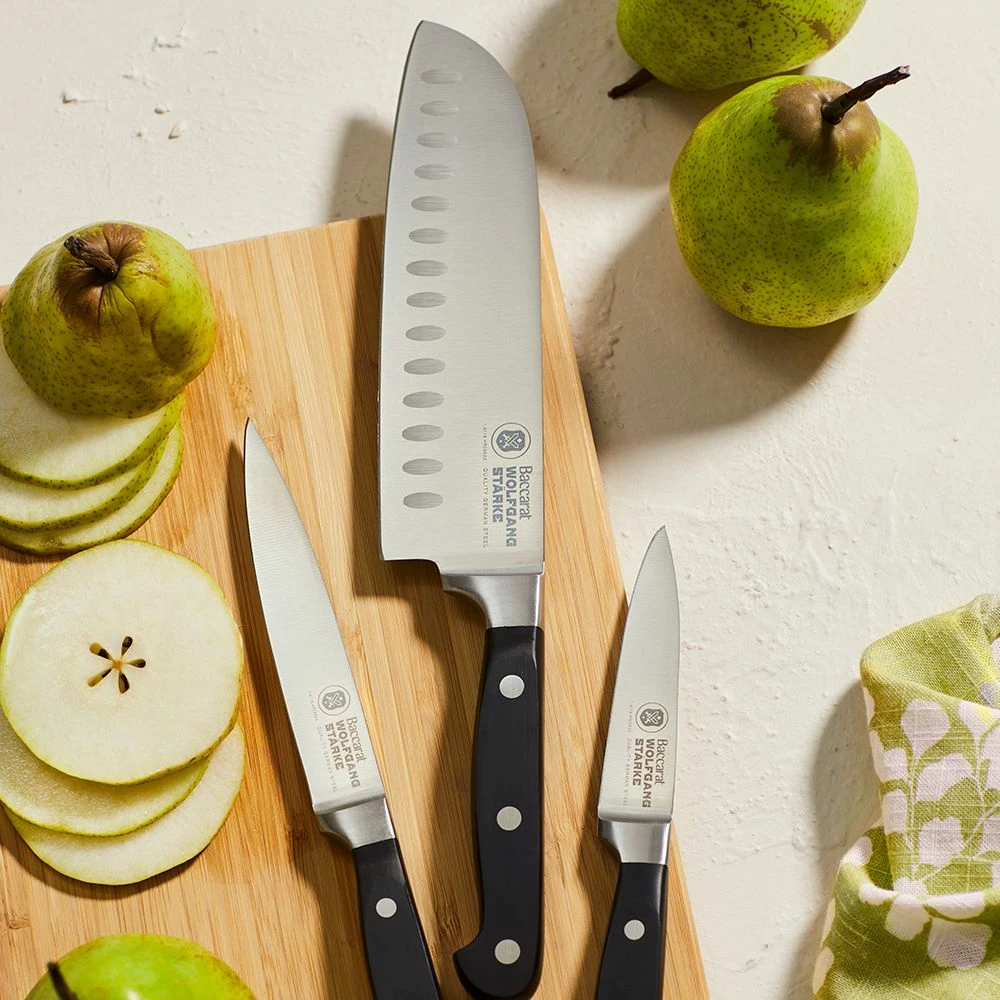 Baccarat Wolfgang Starke 3 Piece Stainless Steel Kitchen Knife Starter Set 4 Baccarat Wolfgang Starke 3 Piece Stainless Steel Kitchen Knife Starter Set - Image 2