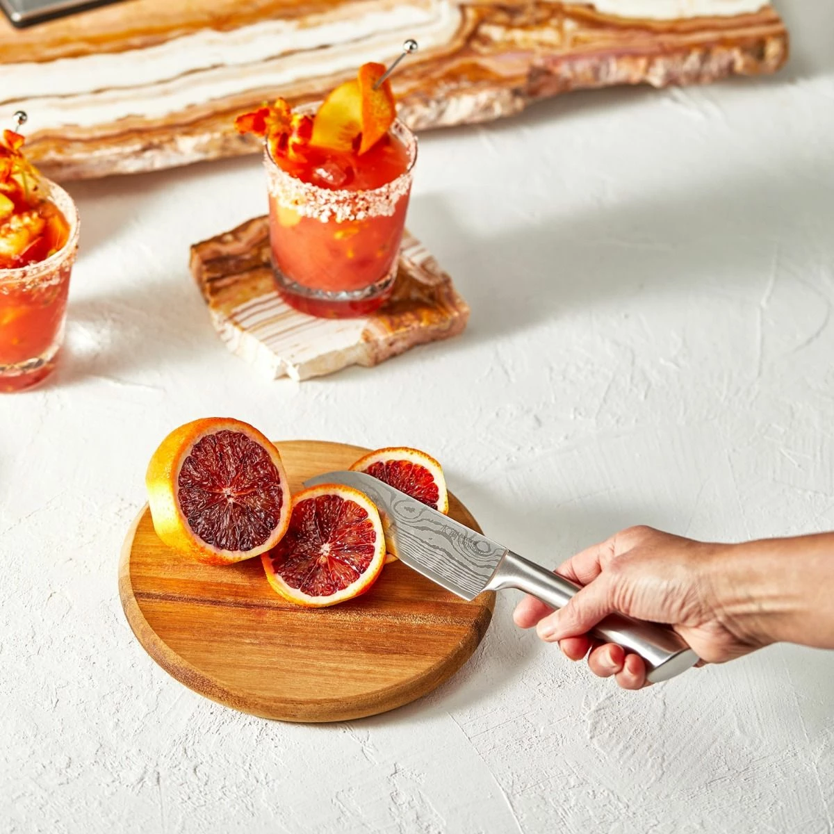 Baccarat Damashiro 12.5cm Santoku 'Try Me' Knife 4 Baccarat Damashiro 12.5cm Santoku 'Try Me' Knife - Image 2