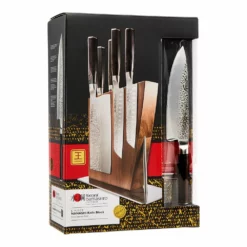 Baccarat Damashiro Emperor Nanashi Knife Block 6 Piece -Deals Baccarat Store 1034527 bc nanashi 6pc ecomm