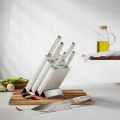 Baccarat IconiX Straub 7 Piece Knife Block -Deals Baccarat Store 1036163 bciconixstraubknfbl7pcwh 2