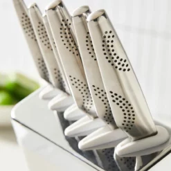 Baccarat ID3 7 Piece Kobe Knife Block White -Deals Baccarat Store 1036164 bc id3 kobe knife blk 7pc 04