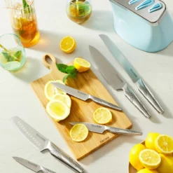 Baccarat ID3 Kobe 7 Piece Knife Block Set Blue -Deals Baccarat Store 1040458 bc id3 kobe knife blk 7pc blue 03