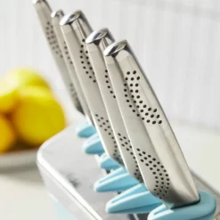 Baccarat ID3 Kobe 7 Piece Knife Block Set Blue -Deals Baccarat Store 1040458 bc id3 kobe knife blk 7pc blue 04