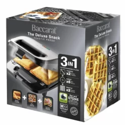 Baccarat The Deluxe Snack 3 In 1 Toastie Press -Deals Baccarat Store 1040715 bc toastie press 3in1 ss packaging