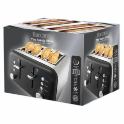 Baccarat The Toasty Slice 4 Slice Toaster Black 19 Baccarat The Toasty Slice 4 Slice Toaster Black -Deals Baccarat Store 1040722 bc toaster 4 slice black packaging