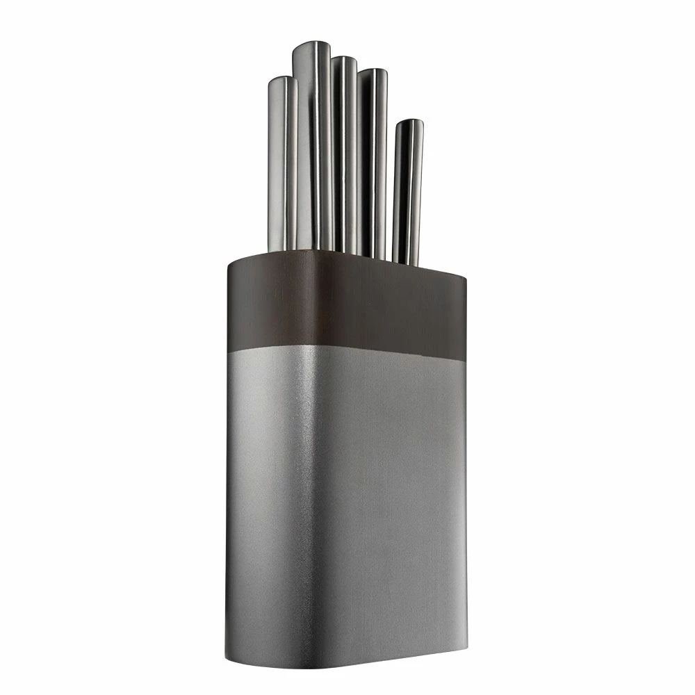 Baccarat Daisho Nara 6 Piece Japanese Steel Knife Block Graphite 3 Baccarat Daisho Nara 6 Piece Japanese Steel Knife Block Graphite