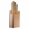 Baccarat Daisho Nara 6 Piece Japanese Steel Knife Block Copper -Deals Baccarat Store PCP 1033639 1