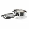 Baccarat Gourmet Stainless Steel Oval Roast & Steam 3 Piece Set -Deals Baccarat Store PCP 1033663 1