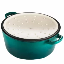 Baccarat Le Connoisseur Cast Iron Round French Oven 29cm/6.3L Teal 13 Baccarat Le Connoisseur Cast Iron Round French Oven 29cm/6.3L Teal -Deals Baccarat Store PCP 1033691 3