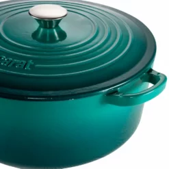 Baccarat Le Connoisseur Cast Iron Round French Oven 29cm/6.3L Teal 12 Baccarat Le Connoisseur Cast Iron Round French Oven 29cm/6.3L Teal -Deals Baccarat Store PCP 1033691 4