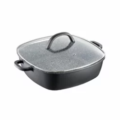 Baccarat STONEX2 Non Stick Square Casserole With Lid 28cm