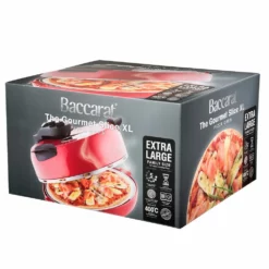 Baccarat The Gourmet Slice XL Pizza Oven Red -Deals Baccarat Store baccarat gourmet slice xl