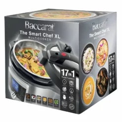 Baccarat The Smart Chef XL Multicooker 8L Silver -Deals Baccarat Store baccarat multicoooker xl