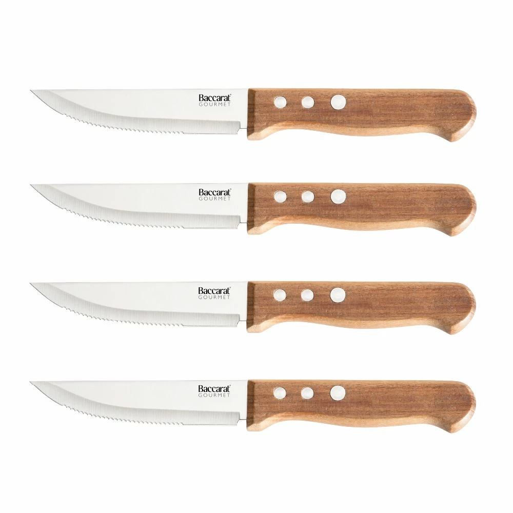 Baccarat Gourmet 4 Piece Steak Knife Set 3 Baccarat Gourmet 4 Piece Steak Knife Set