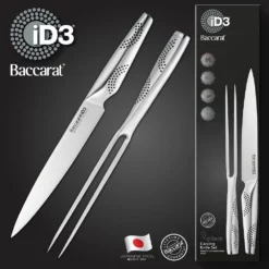Baccarat ID3 Carving Knife Set -Deals Baccarat Store bc id3 carving set image