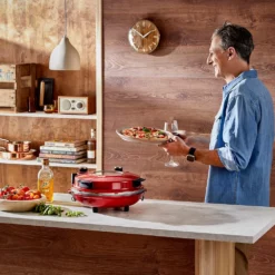 Baccarat The Gourmet Slice Pizza Oven Red -Deals Baccarat Store fd pizza2 1000x1000