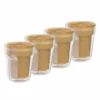 Baccarat Barista Facet 8 236ml Double Wall Latte Glass - Set Of 4 -Deals Baccarat Store pcp 1020863