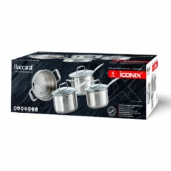 Baccarat IconiX 4 Piece Cookware Set 13 Baccarat IconiX 4 Piece Cookware Set -Deals Baccarat Store pcp 1021250 5