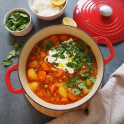 Baccarat Le Connoisseur Round French Oven With Lid Red 25cm 3.9L -Deals Baccarat Store pcp 1021277 5