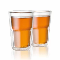Baccarat Barista Facet Medium Double Wall Glass 345ml Set Of 2