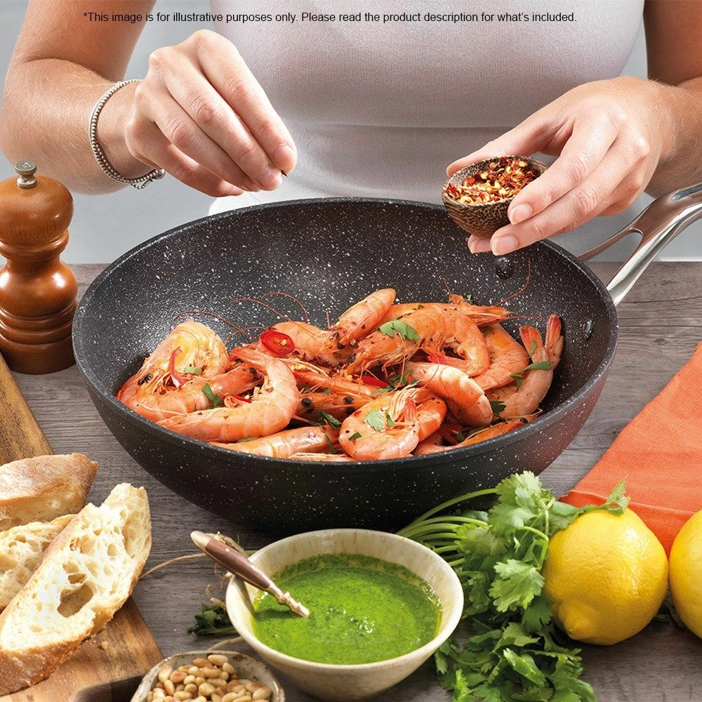 Baccarat Rock 30cm Wok With Lid 7 Baccarat Rock 30cm Wok With Lid - Image 5