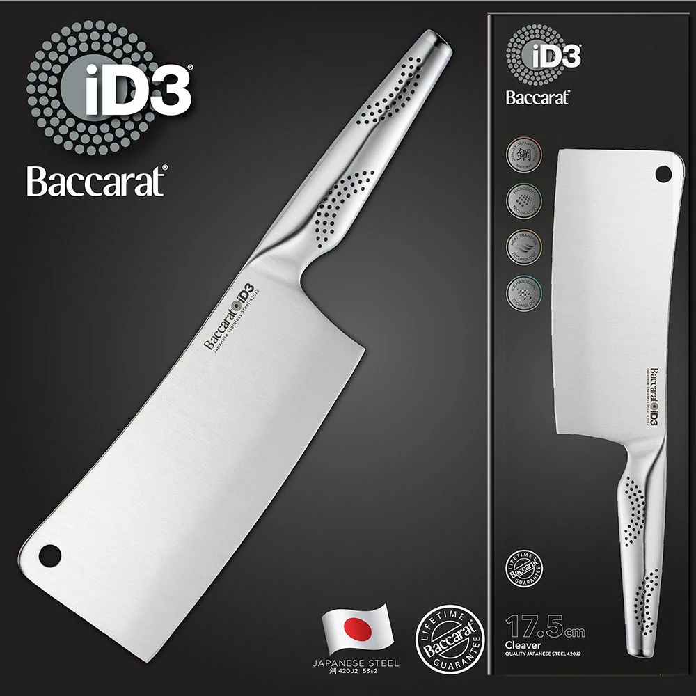 Baccarat ID3 17.5cm Cleaver Knife 9 Baccarat ID3 17.5cm Cleaver Knife - Image 7