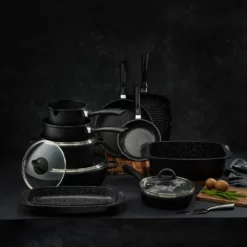 Baccarat Stone Cookware 10 Piece Set With Egg Poacher -Deals Baccarat Store pcp 1026851bcstonecookset10pc 1433