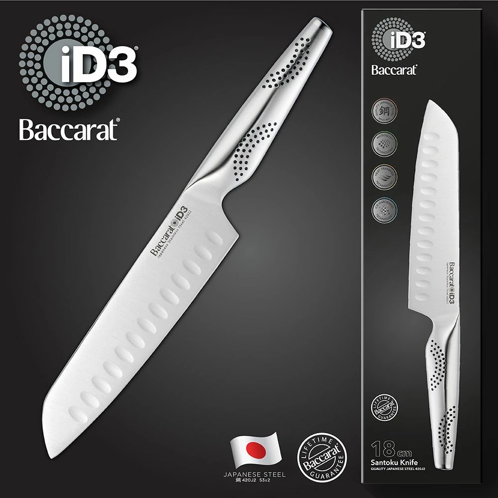 Baccarat ID3 18cm Santoku Knife 8 Baccarat ID3 18cm Santoku Knife - Image 6
