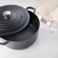 Baccarat Le Connoisseur 29cm Cast Iron Round French Oven With Lid Black 6.3L -Deals Baccarat Store pcp 1027443 4