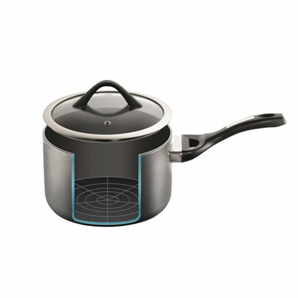 Baccarat ID3 CS Hard Anodised Saucepan 16 X 10cm With Lid & Bakelite Handle 4 Baccarat ID3 CS Hard Anodised Saucepan 16 X 10cm With Lid & Bakelite Handle - Image 2