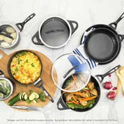 Baccarat ID3 CS Hard Anodised Wok 36cm With Lid & Bakelite Handles -Deals Baccarat Store pcp 1027964 5 5