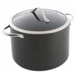 Baccarat ID3 Hard Anodised Stockpot With Lid 24 X 17cm