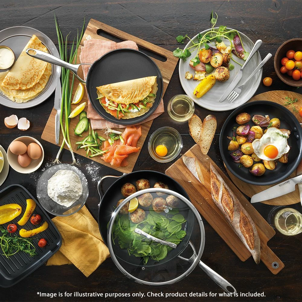 Baccarat ID3 Hard Anodised Stir Fry Pan 28cm 5 Baccarat ID3 Hard Anodised Stir Fry Pan 28cm - Image 3