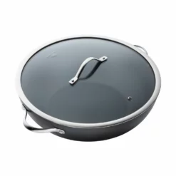 Baccarat ID3 Hard Anodised Wok With Lid 36cm