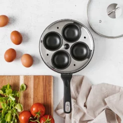 Baccarat Granite Egg Poacher With Lid 4 Cup 20cm 8 Baccarat Granite Egg Poacher With Lid 4 Cup 20cm -Deals Baccarat Store pcp 1028960 3