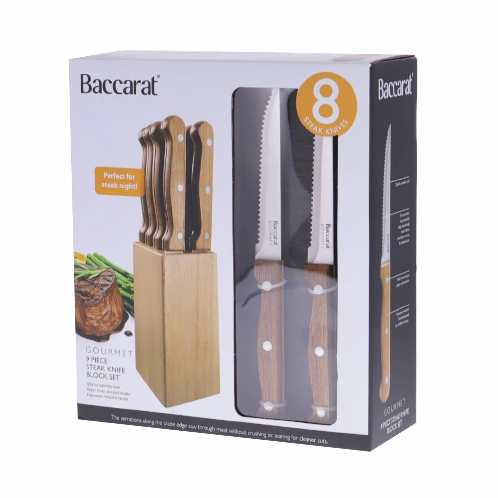 Baccarat Gourmet Steak Knife Set 9-Piece 5 Baccarat Gourmet Steak Knife Set 9-Piece - Image 3
