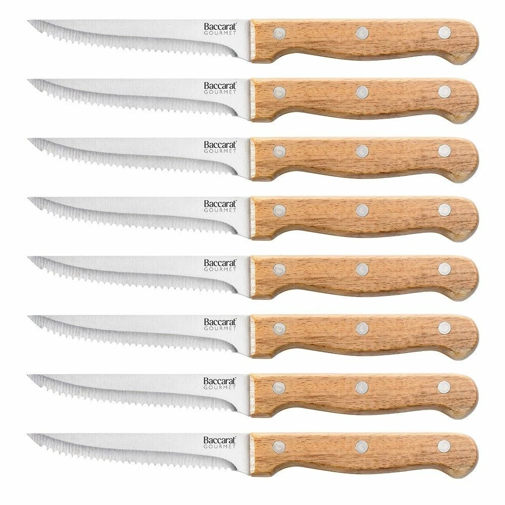 Baccarat Gourmet Steak Knife Set 8-Piece 3 Baccarat Gourmet Steak Knife Set 8-Piece