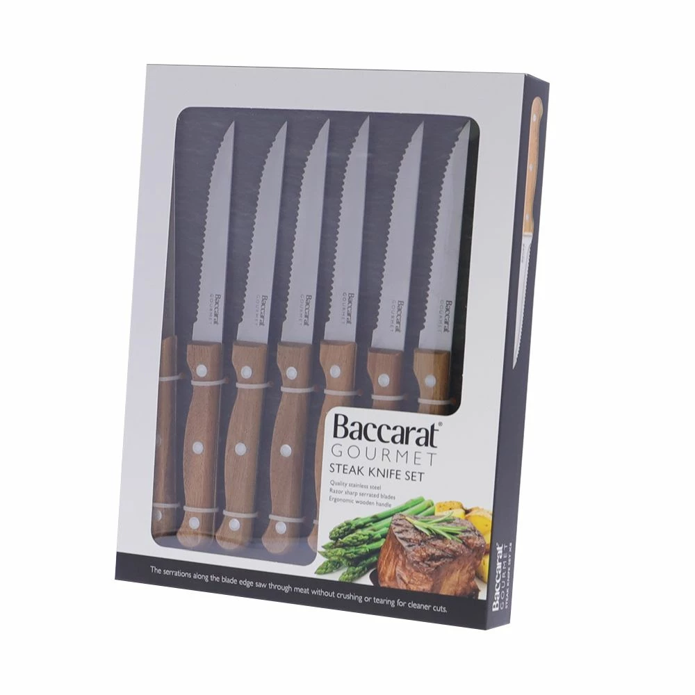 Baccarat Gourmet Steak Knife Set 8-Piece 4 Baccarat Gourmet Steak Knife Set 8-Piece - Image 2