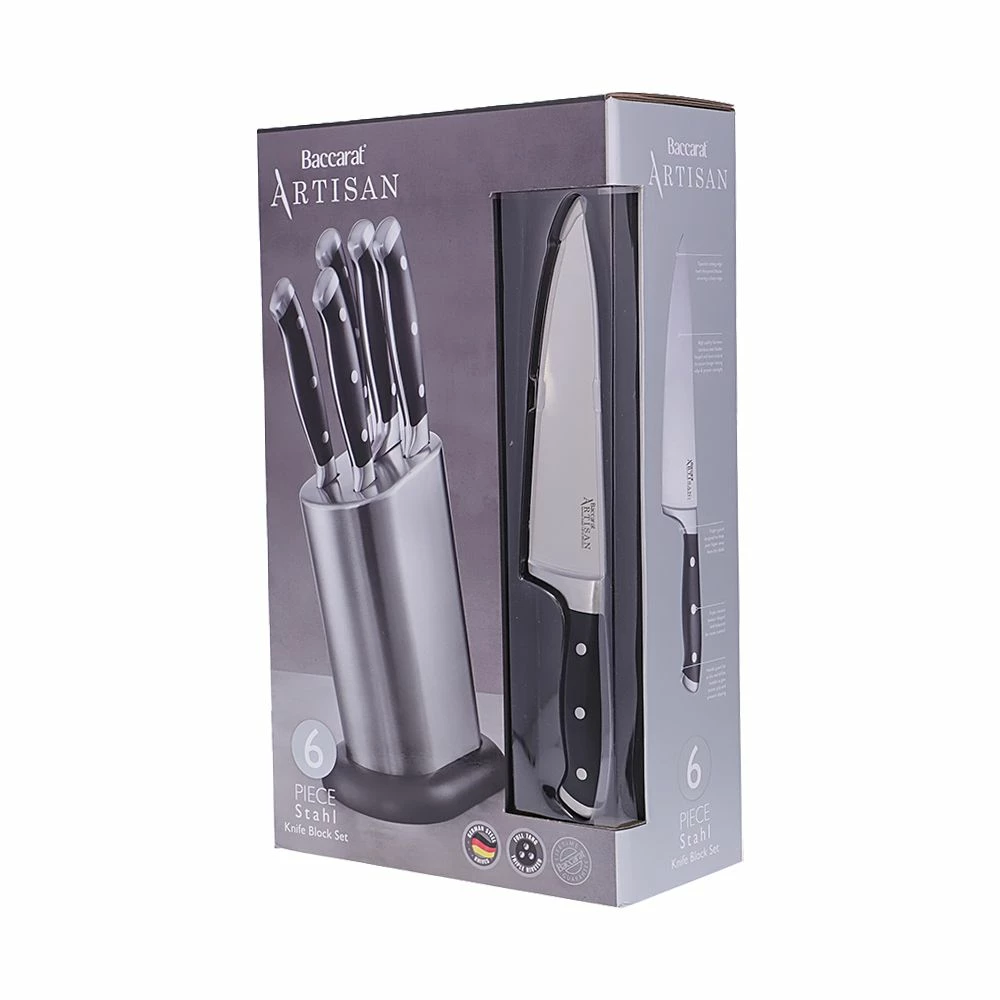 Baccarat Artisan Stahl 6 Piece Knife Block 10 Baccarat Artisan Stahl 6 Piece Knife Block - Image 8